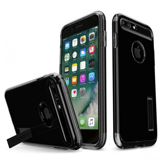 Чохол Spigen Slim Armor Jet Black для iPhone 7 Plus/8 Plus