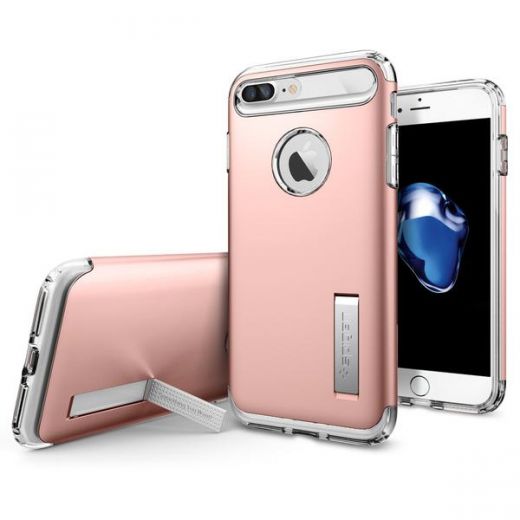 Чохол Spigen Slim Armor Rose Gold для iPhone 7 Plus/8 Plus