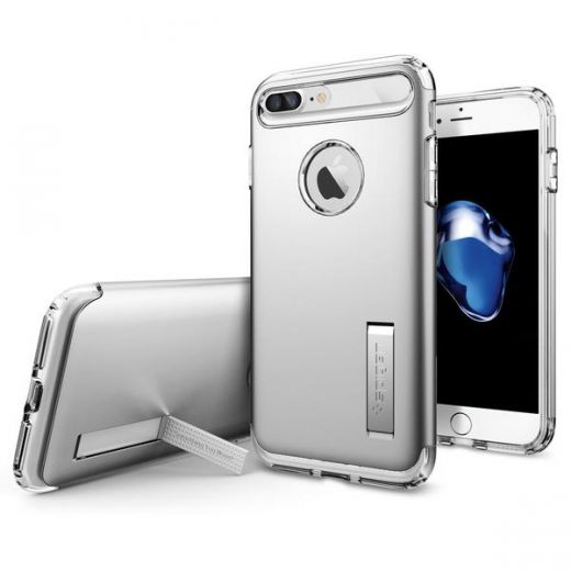Чохол Spigen Slim Armor Satin Silver для iPhone 7 Plus/8 Plus