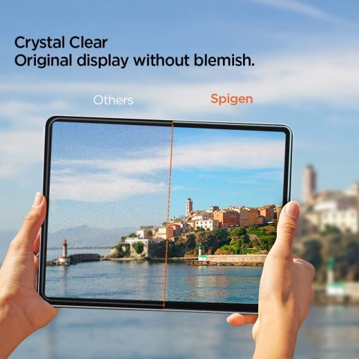 Захисне скло SpigenScreen Protector Glas.tR SLIM V2 для iPad Pro 12.9" (2020 | 2021 | 2022 | M1 | M2) (AGL01861)