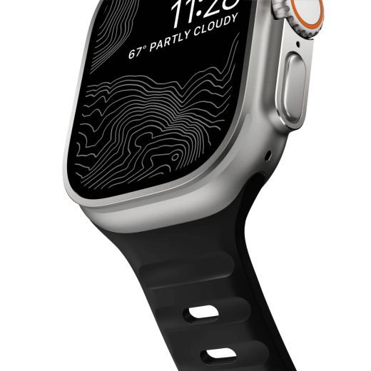 Спортивний ремінець Nomad Sport Band Black для Apple Watch 49мм | 46мм | 45мм | 44мм
