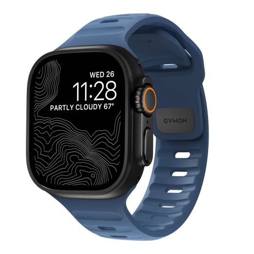 Спортивний ремінець Nomad Sport Band Naval Blue для Apple Watch 49мм | 46мм | 45мм | 44мм