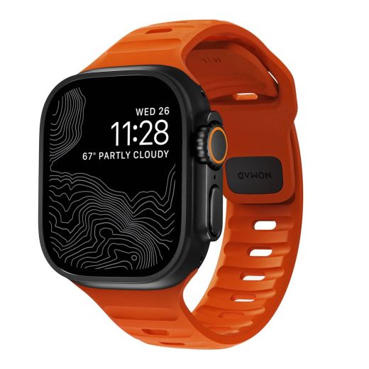 Спортивний ремінець Nomad Sport Band Ultra Orange для Apple Watch 49мм | 46мм | 45мм | 44мм