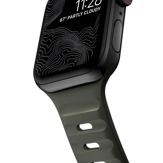 Спортивний ремінець Nomad Sport Band Ash Green для Apple Watch 49мм | 46мм | 45мм | 44мм