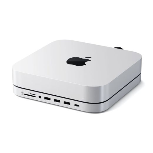 Подставка и концентратор Satechi Stand & Hub with NVMe SSD Enclosure для Mac Mini | Studio (ST-GMMSHS)