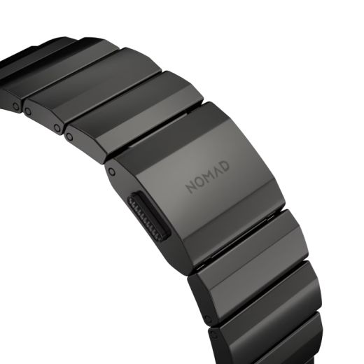 Металлический ремешок Nomad Steel Band Graphite для Apple Watch 49мм | 45мм | 44мм (NM1A41BXS0)