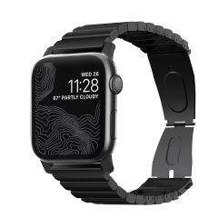 Металлический ремешок Nomad Steel Band Legacy Black для Apple Watch 49mm | 45mm| 44mm