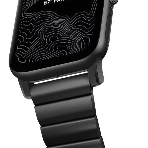 Металевий ремінець Nomad Steel Band Legacy Black для Apple Watch 49mm | 45mm| 44mm