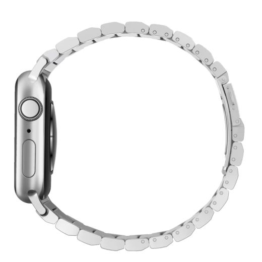 Металлический ремешок Nomad Steel Band Legacy Silver для Apple Watch 49mm | 45mm| 44mm