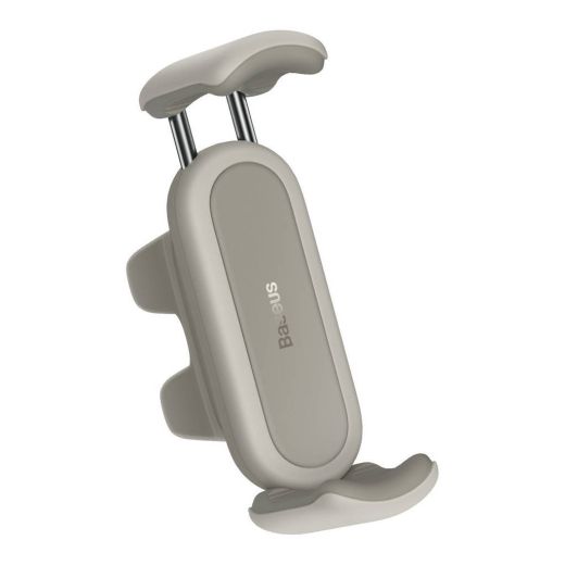 Тримач для телефону у машину Baseus Steel Canon 2 Air Outlet Car Mount Creamy/White (SUGP000002)