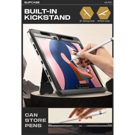 Протиударний чохол Supcase Unicorn Beetle Pro Rugged Black для iPad Pro 11" (2024)