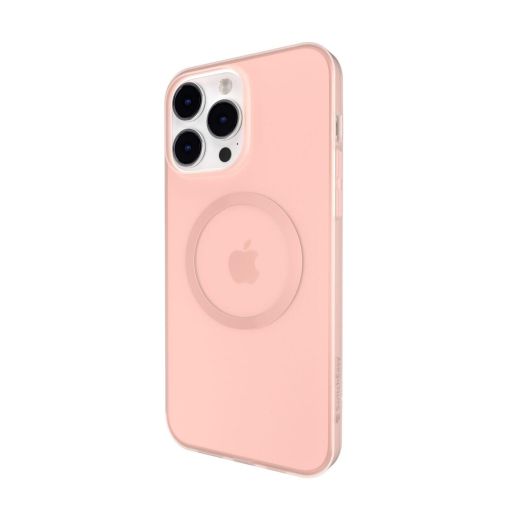 Ультратонкий чехол SwitchEasy Gravity M Transparent Pink with MagSafe для iPhone 14 Pro (SPH61P022TP22)