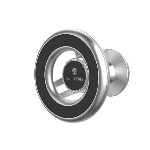 Автомобильный держатель Switcheasy MagMount (клейкая основа 3M) Silver для iPhone 12/12 Pro/12 mini/12 Pro Max