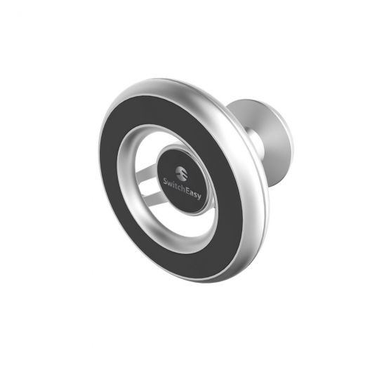 Автомобильный держатель Switcheasy MagMount (клейкая основа 3M) Silver для iPhone 12/12 Pro/12 mini/12 Pro Max