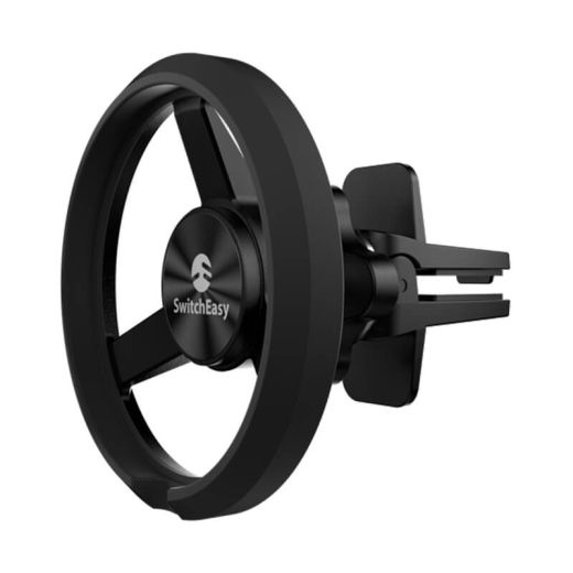 Автомобильный держатель SwitchEasy MagMount Car Mount Black для iPhone 12 | 13  (GS-114-154-221-11)