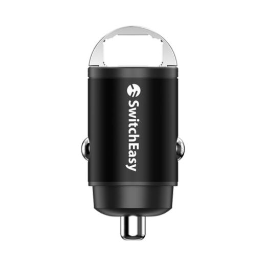 Автомобільний зарядний пристрій SwitchEasy PowerBuddy 30W Fast Charging Car Charger Black (GS-814-189-251-11)