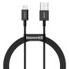 Кабель Baseus Superior Series Fast Charging Data Cable USB to iP 2.4A 2m Black (CALYS-C01)