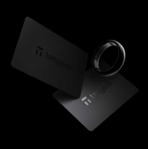 Криптокошелек Tangem Ring набор из 2 карточек и 1 кольца (Размер 9 - 18.89мм)
