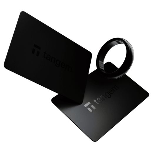 Криптокошелек Tangem Ring набор из 2 карточек и 1 кольца (Размер 10 - 19.84мм)