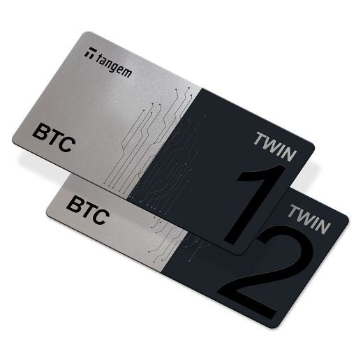 Апаратний криптогаманець Tangem TWIN BTC