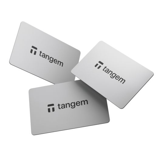 Холодний криптогаманець Tangem Wallet 2.0 White (Pack 3)