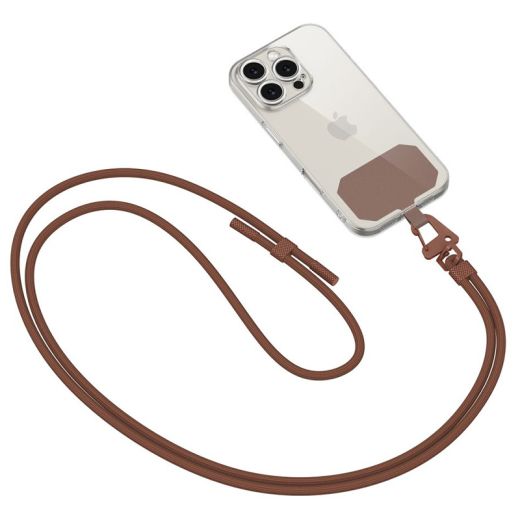 Ремешок Tech-Protect C5S Rope Crossbody Strap Chocolate Brown