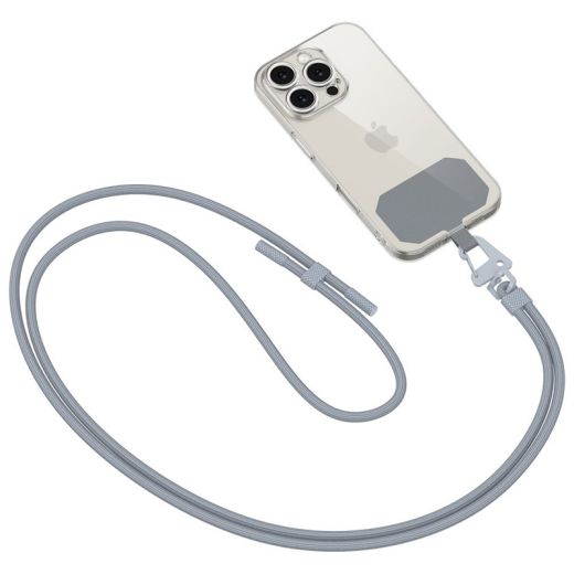 Ремешок Tech-Protect C5S Rope Crossbody Strap Steel Grey