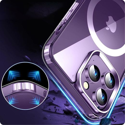 Прозорий чохол Tech-Protect FlexAir Hybrid MagSafe Clear для Samsung Galaxy S24 Ultra
