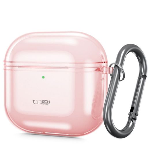 Чохол з карабіном Tech-Protect Flexair Baby Pink для AirPods 4 (2024)