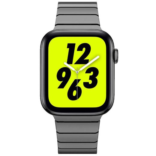 Металлический ремешок Tech-Protect LinkBand Black для Apple Watch 49мм | 45мм | 44мм | 42мм