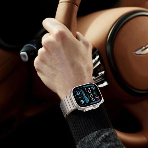 Металевий ремінець Tech-Protect LinkBand Silver для Apple Watch 49мм | 46мм | 45мм | 44 мм