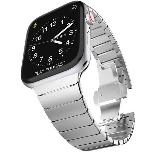 Металлический ремешок Tech-Protect LinkBand Silver для Apple Watch 49мм | 46мм | 45мм | 44мм