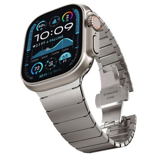 Металлический ремешок Tech-Protect LinkBand Titanium для Apple Watch 49мм | 46мм | 45мм | 44мм
