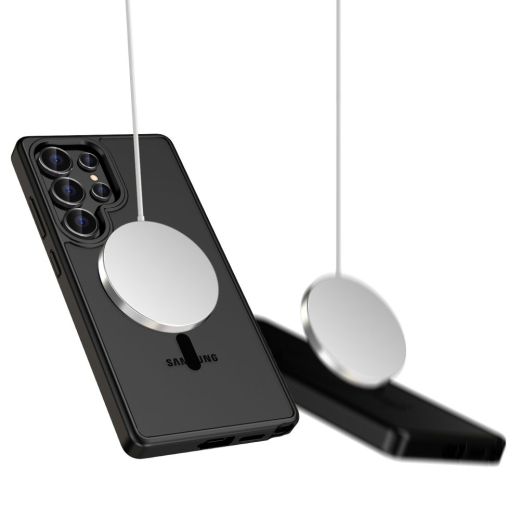 Протиударний чохол Tech-Protect Magmat MagSafe Matte Black для Samsung Galaxy S25 Ultra