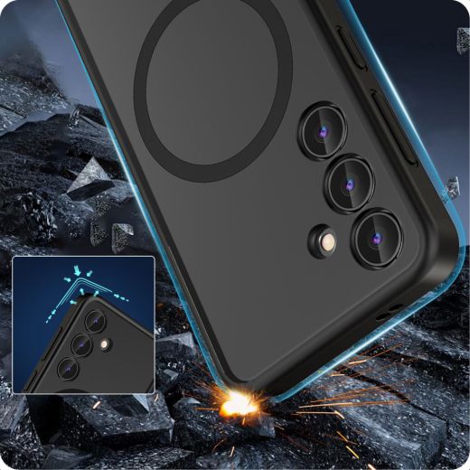 Чехол Tech-Protect Magmat MagSafe Matte Black для Samsung Galaxy S24 Ultra