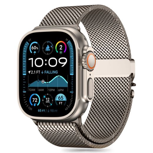 Металлический ремешок Tech-Protect Milano Titanium для Apple Watch  49мм | 46мм | 45мм | 44 мм