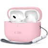 Чехол с ремешком Tech-Protect Silicone Dusty Pink для AirPods Pro 1 | 2