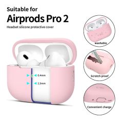 Чехол с ремешком Tech-Protect Silicone Dusty Pink для AirPods Pro 1 | 2