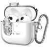 Тонкий чехол с карабином Tech-Protect Slim Hook Clear для AirPods 4 (2024)