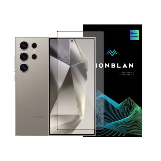 Защитное стекло Monblan 2.5D Anti Static 0.26мм Black для Samsung S24 Ultra