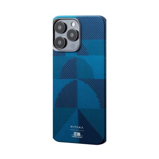 Карбоновый чехол Pitaka Three-Body MagEZ Case 5 Tri-Solar Syzygy для iPhone 15 Pro Max