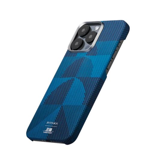 Карбоновый чехол Pitaka Three-Body MagEZ Case 5 Tri-Solar Syzygy для iPhone 15 Pro Max