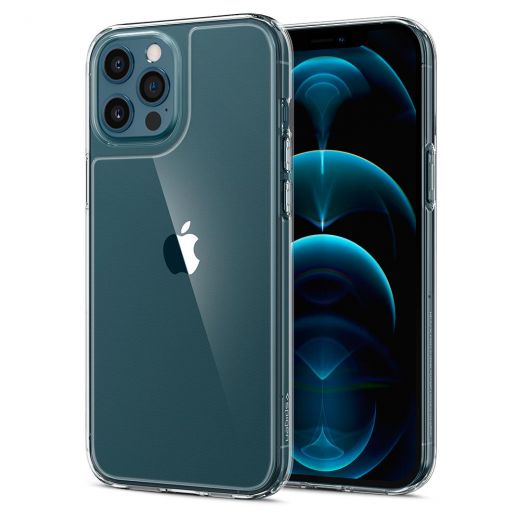Чехол Spigen Quartz Hybrid Crystal Clear для iPhone 12 Pro Max (ACS01621)