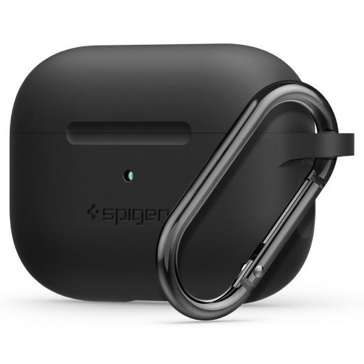 Чехол Spigen Silicone Fit Black для AirPods Pro