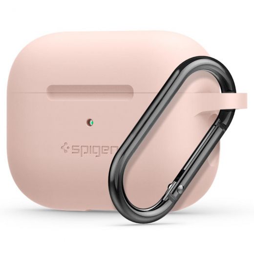Чохол Spigen Silicone Fit Pink для AirPods Pro