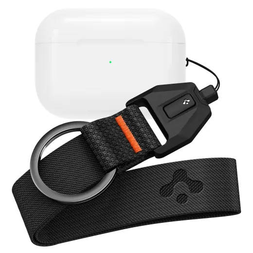 Ремінець Spigen Lanyard + Keychain Black для AirPods Pro 2 (ASD05860)