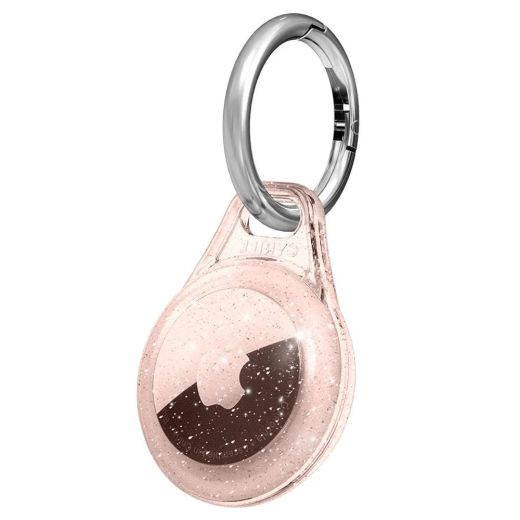 Чехол с карабином Spigen Cyrill Shine Rose Glitter для AirTag (AHP03126)