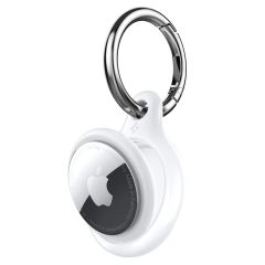 Чохол з карабіном Spigen Ultra Hybrid White для AirTag (AHP03357)