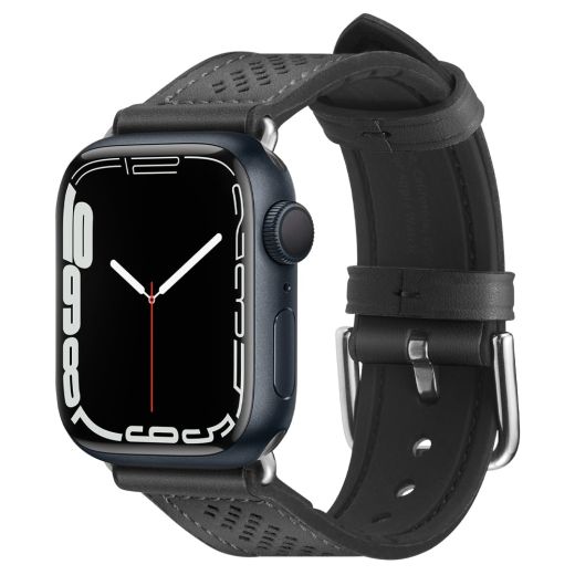 Ремінець Spigen Retro Fit Black для Apple Watch 45mm | 44mm | 42mm (062MP25079)