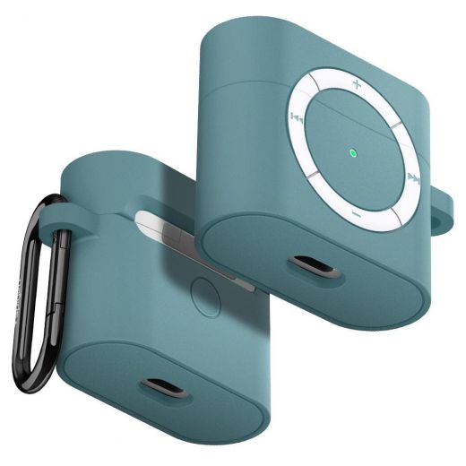 Силиконовый чехол Spigen Classic Shuffle Cactus Green для Apple AirPods 3 (ASD02215)